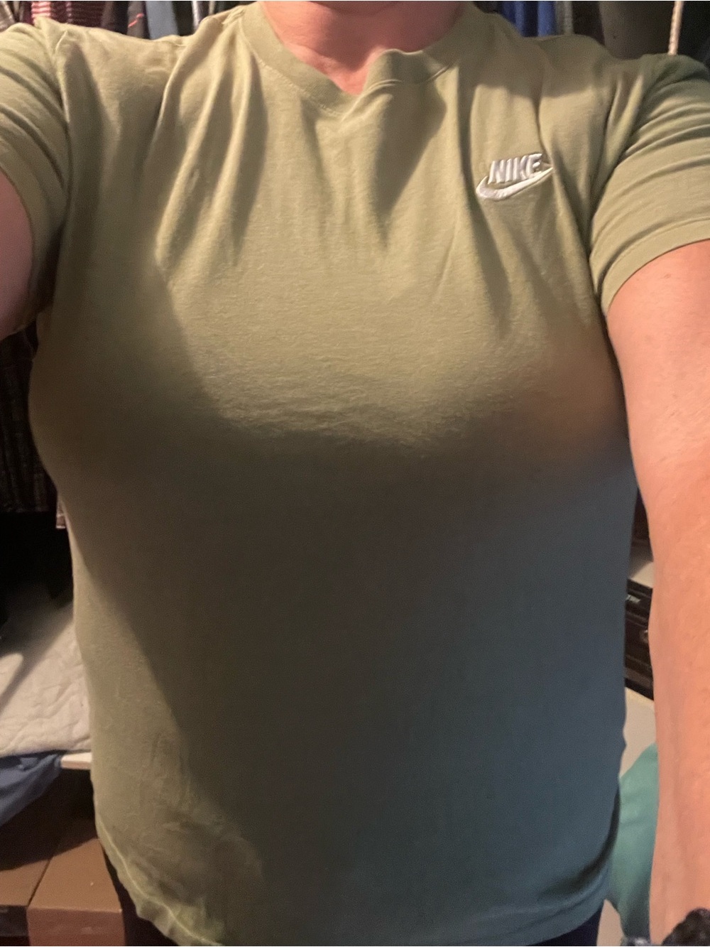 Nike Women’s Olive Crew Short-Sleeve T-Shirt